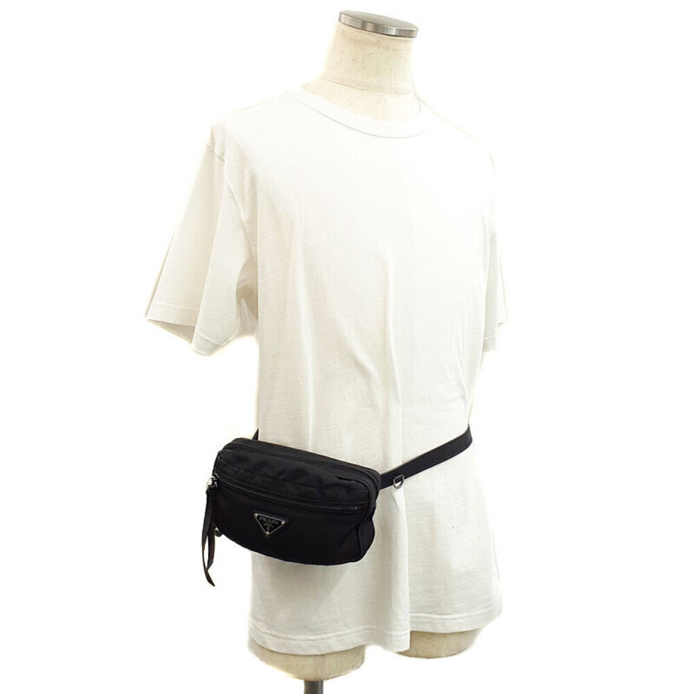 Prada belt bag black waist Body Bum Crossbody Bag Black - Picture 9 of 9